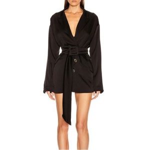 Marissa Webb Cyrus Suit Dress- Black XS